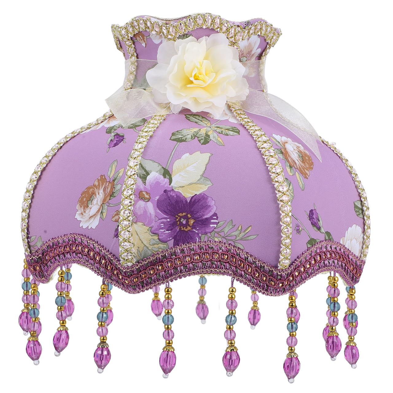 HEMOTON Lámpara De Mesa Pantalla De Encaje Romántica Lámpara De Luz Interior Diseño Elegante Para Decoración De y Acogedores