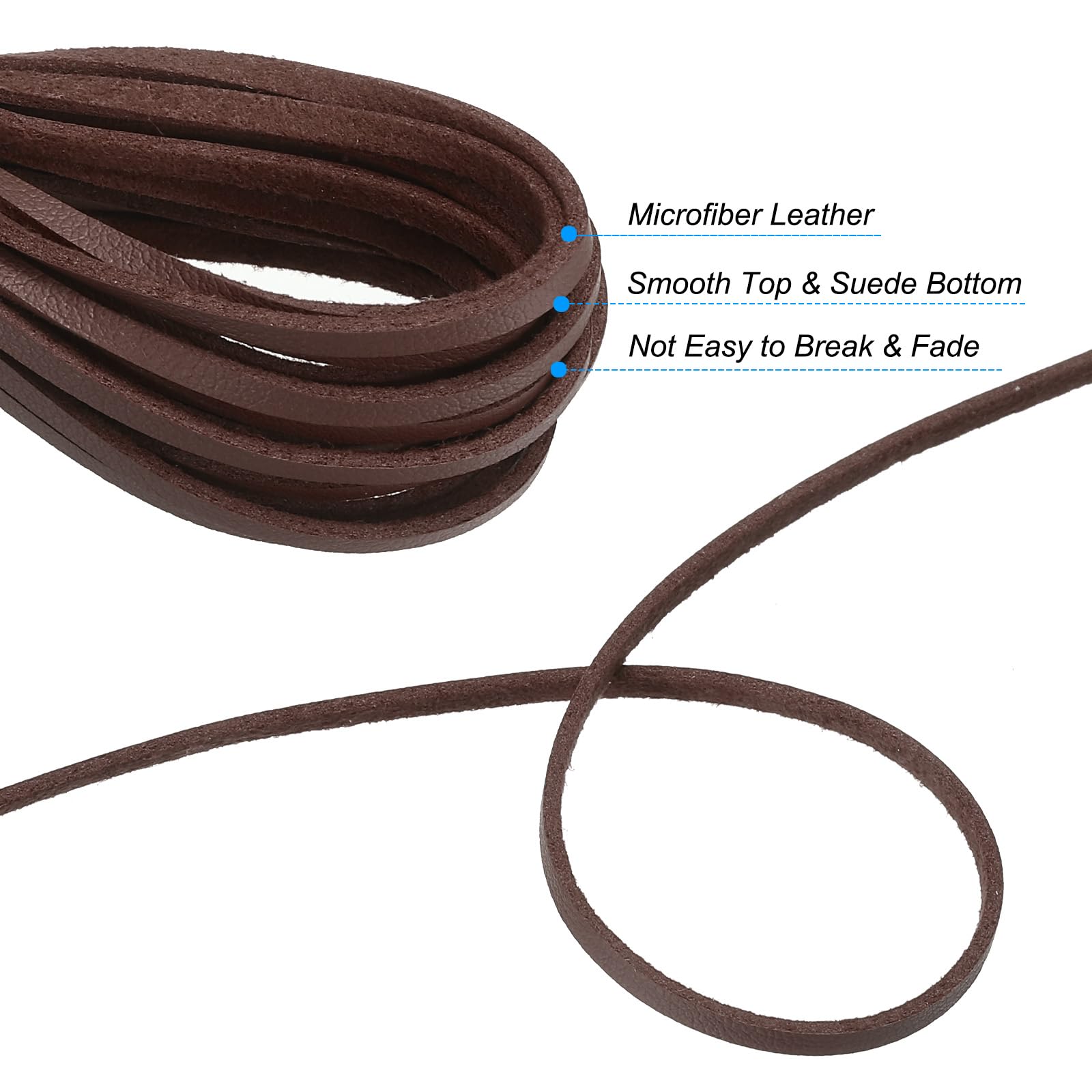 PATIKIL Faux Suede Leather Cord - Image 3
