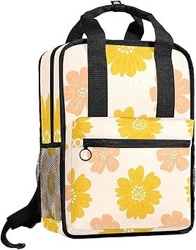 yellow square backpack