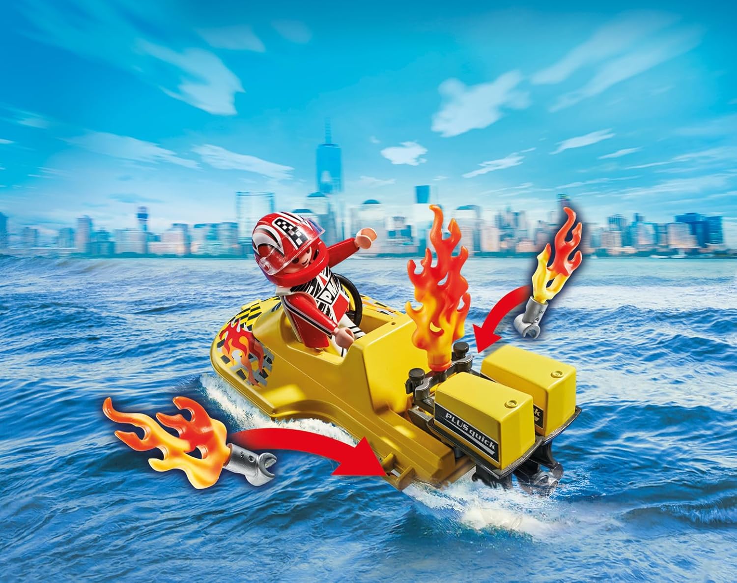 Playmobil Fire Fighter Mission in the Water