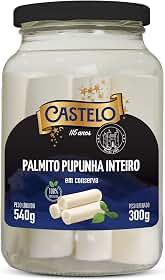 Palmito Pupunha Inteiro Castelo, 300g