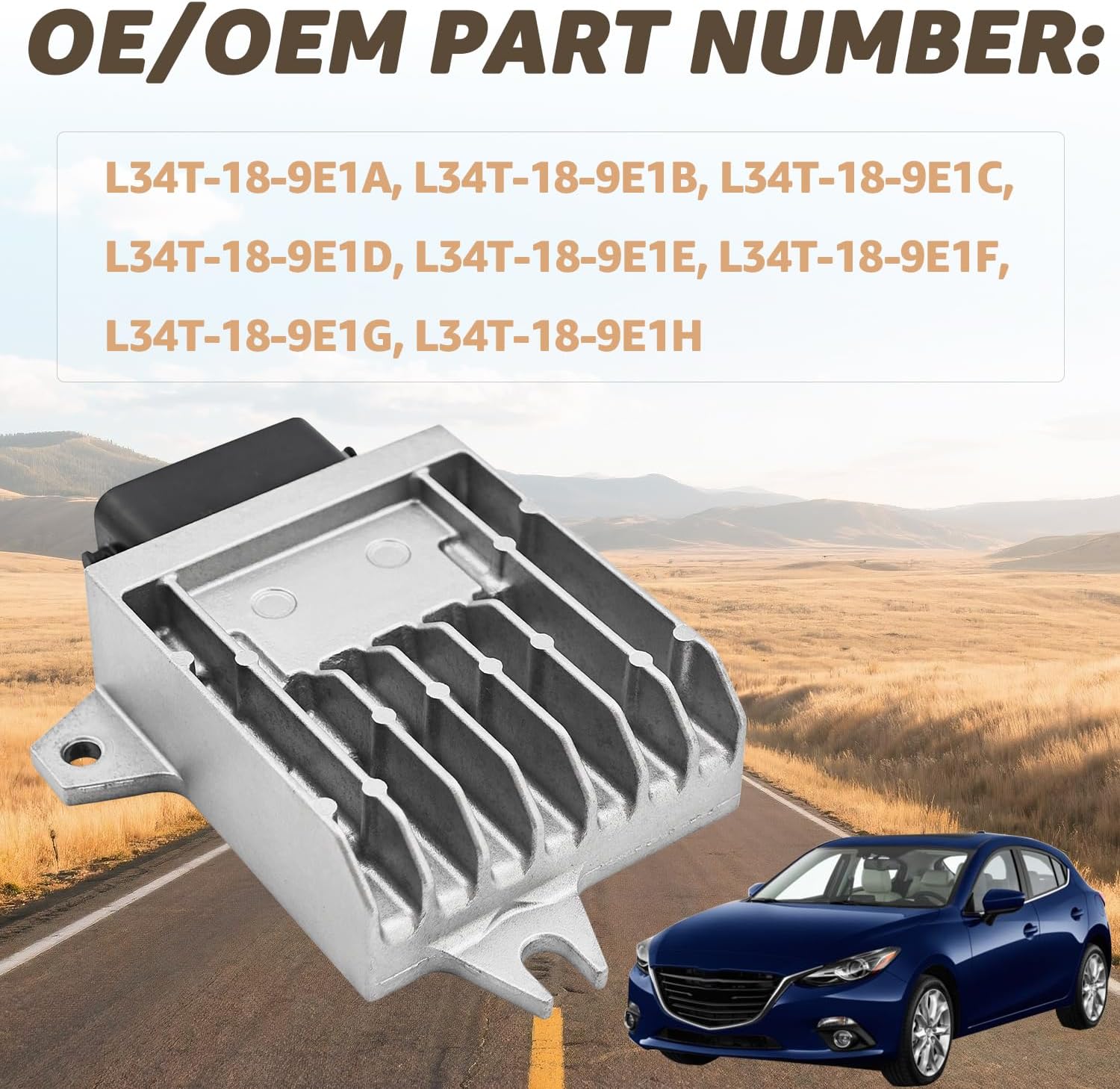 L34T-18-9E1A Tested Programmed TCM Transmission Control Module Compatible with Mazda 3 2.3L 2007 2008 2009 Plug N Play Replace L34T189E1B