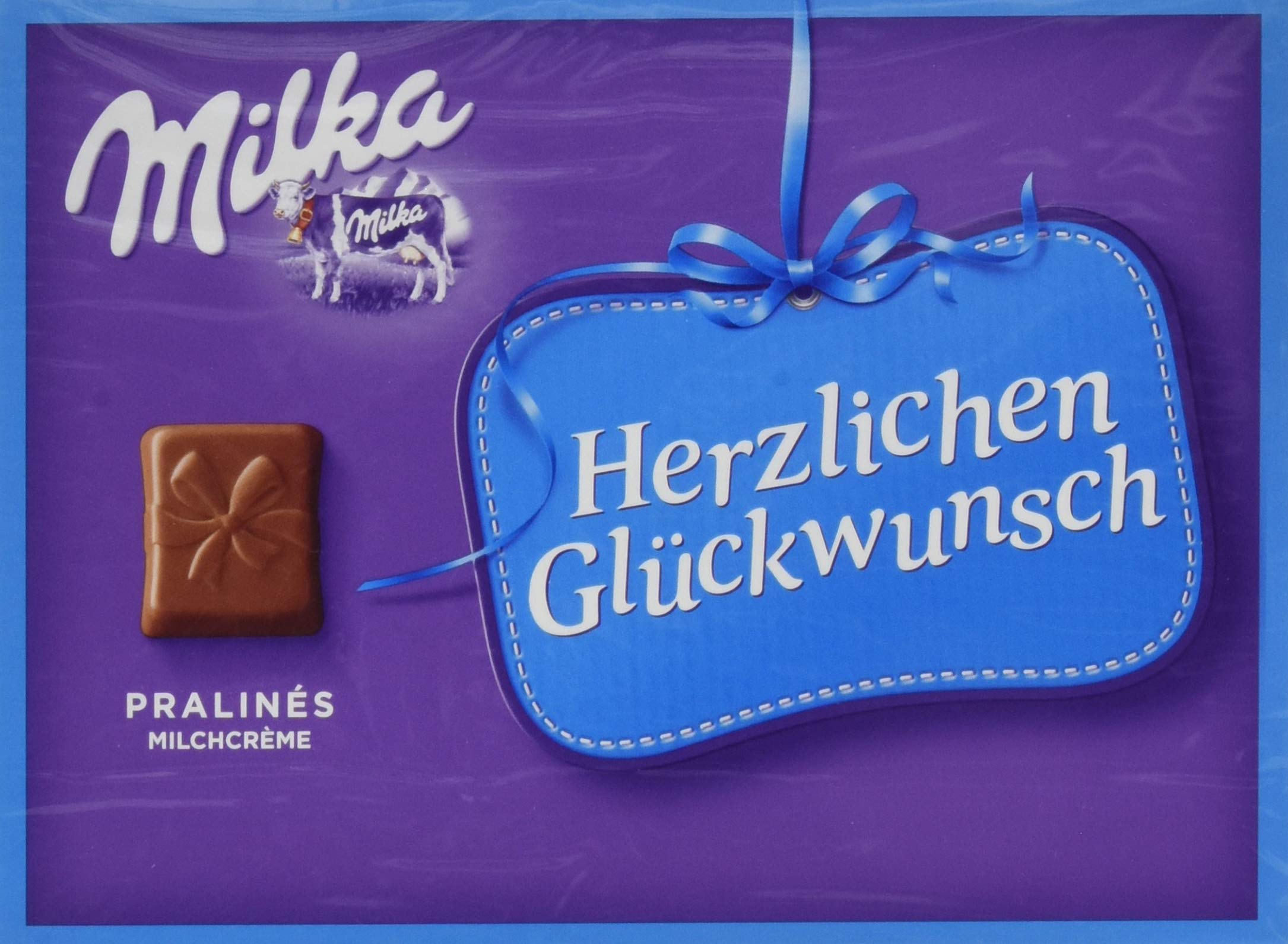 Milka Herzlichen Glückwunsch Milchcrème, 10er Pack (10 x 110 g)