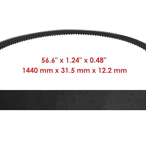 Miniatura 2 de Caltric Correa en V de embrague accionada por transeje de sección especial compatible con John Deere Gator 4x2  6x4 M-Gator Worksite  Gator Diesel