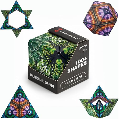 Shashibo DODECA Magnetic Puzzle Cube, Stress Relief Fidget Toy