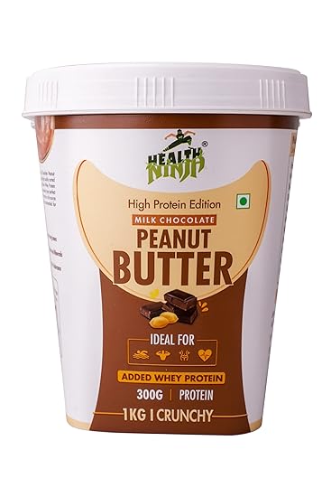Health Ninja Peanut butter (Crunchy Milk Chocolate 1Kg)