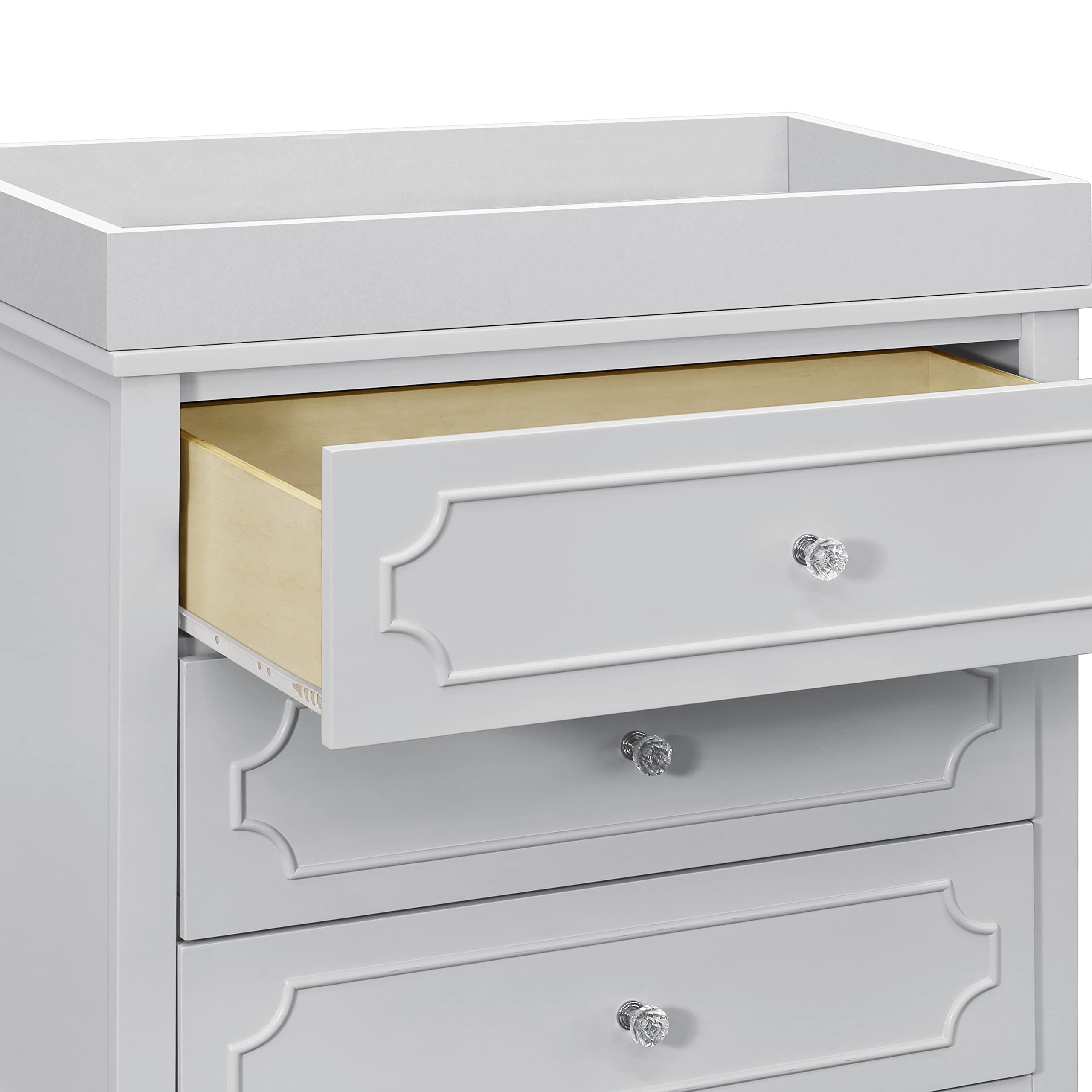 DaVinci Chloe Regency 3-Drawer Dresser In Fog Grey Fashion