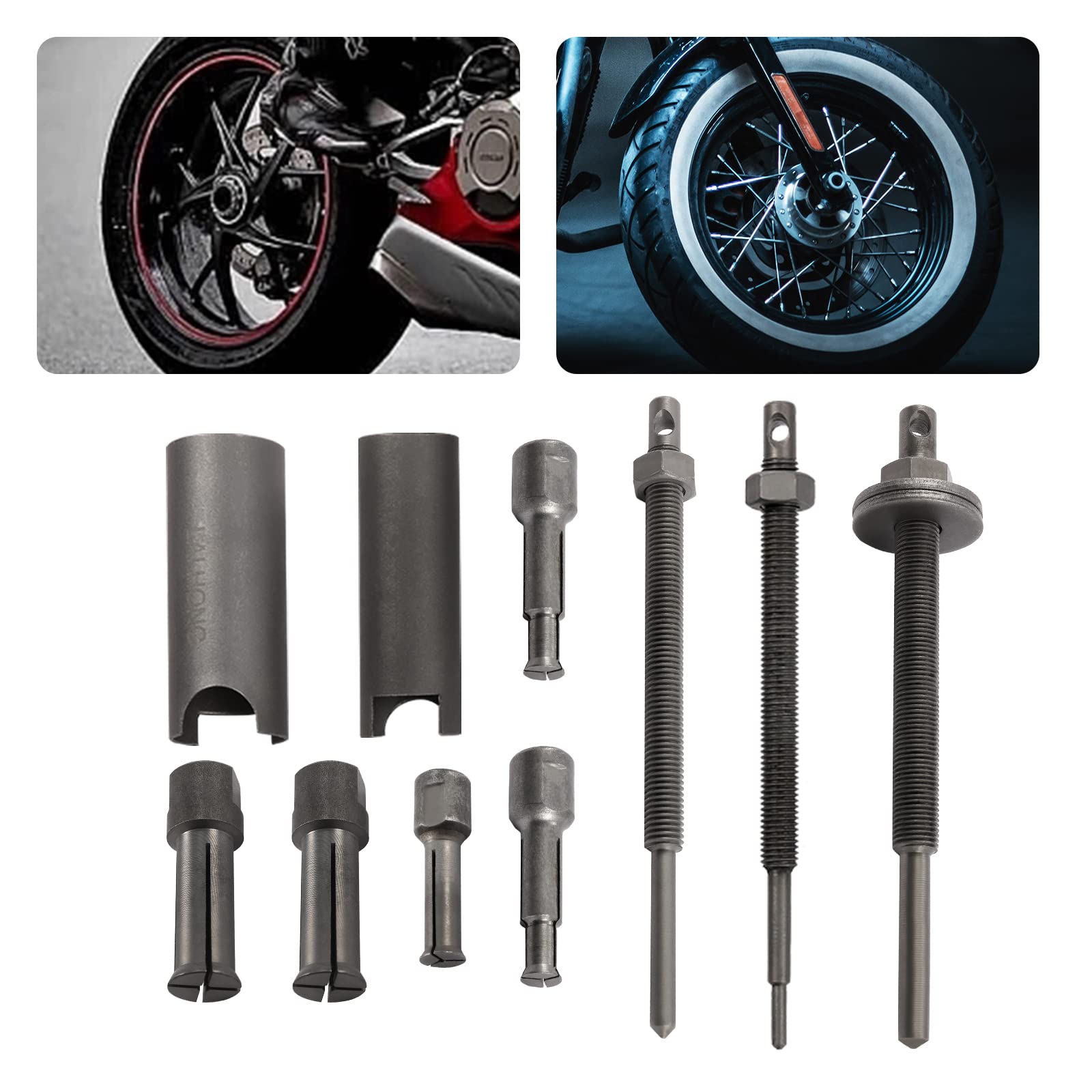9-30 mm zestaw narzędzi do demontażu łożysk motocyklowych, do demontażu łożysk wewnętrznych, do demontażu łożyska wewnętrznego