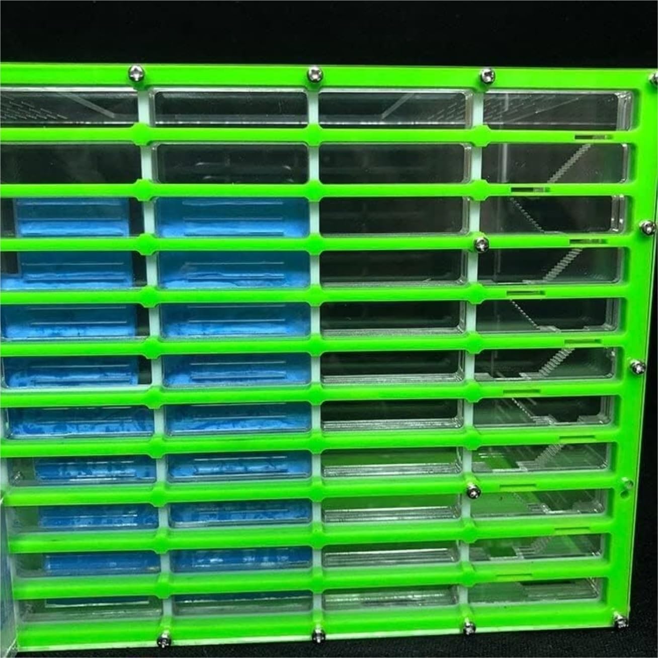 Formicarium Ameisenfarm Professionelle Große Ameisenfarm Aus Acryl Mit Futterbereich Großes Ameisenhaus Ameisennest Villa 11 Schichten Beobachtungsbox(Yellow)