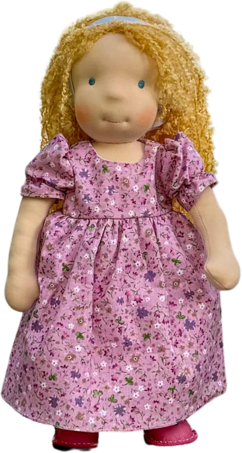 Personalized Waldorf Doll Baby for 1-3 Year Olds - 14 Inch Soft Plush Doll, Ideal Christmas or Birthday Gift for Toddlers
