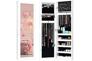 Giantex Door Mounted Jewelry Cabinet Organizer