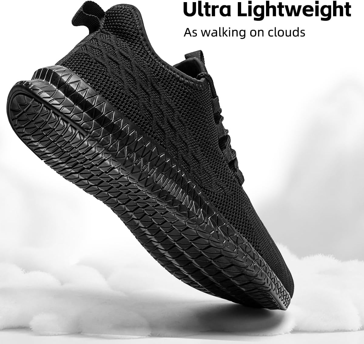 Mens Walking Shoes Running Trainers Sneakes Athletic Gym Fitness Sport Shoes Non Slip Breathable Mesh Comfortable Workout Fashion Slip On - Image 5