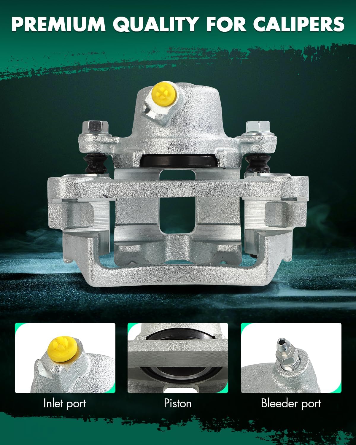 SCITOO 19B2736 Rear Right Disc Brake Caliper Assembly w/Bracket Fit For Lexus For GX460 2010-2023,For Lexus For GX470 2003-2009,For Toyota For 4Runner 2010-2023,For Toyota For Sequoia 2001-2007