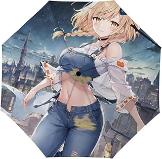 折りたたみ傘 日傘 【手動/自動 & 選択可能】 タワーオブファンタジー 幻塔 シャーリー キャラクター柄 周辺 萌えグッズ 自動開閉 耐強風設計 頑丈 高撥水 UPF50+ UVカット 晴雨兼用 大きい 収納ポーチ付き 携帯便利 メンズ レディース