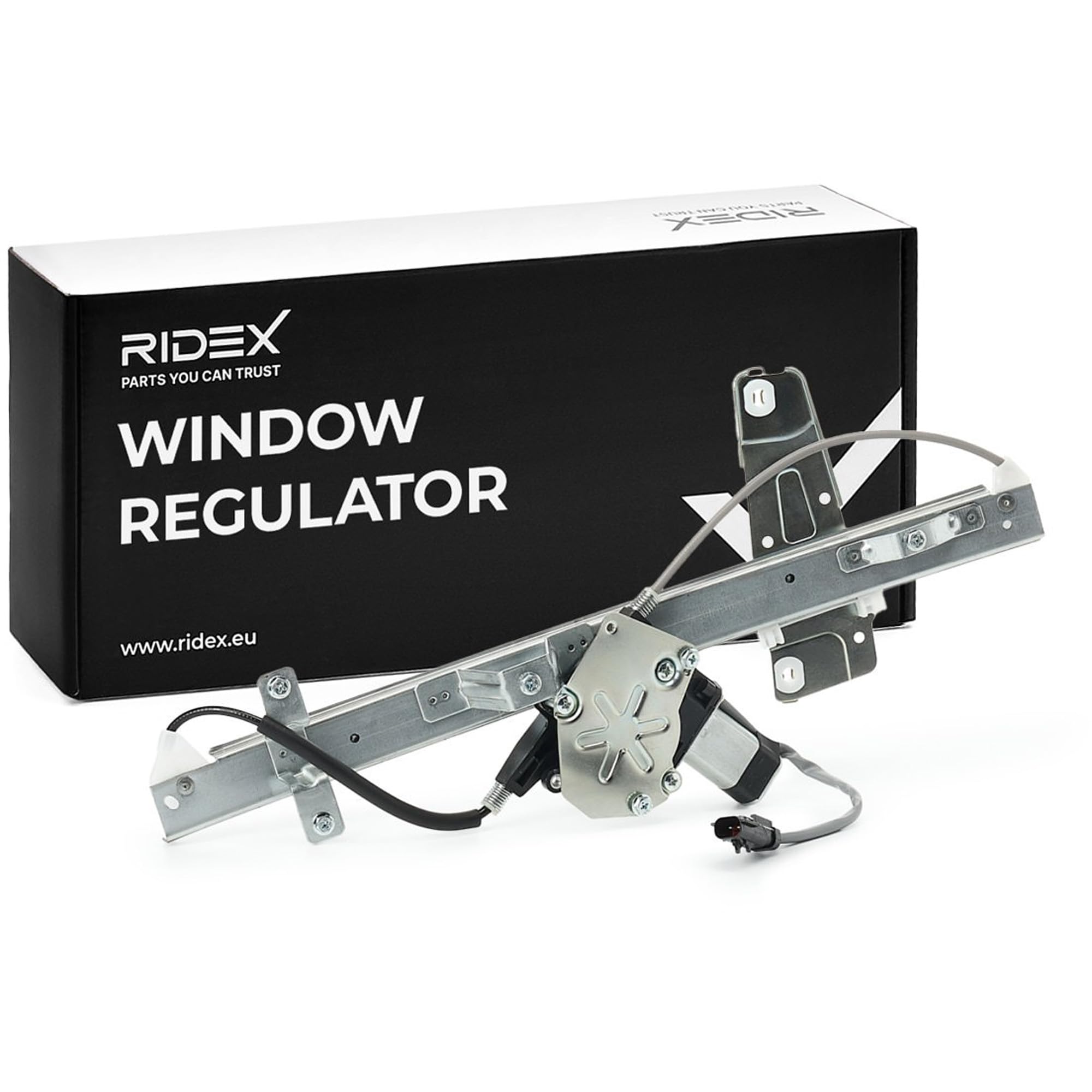 RIDEX 1561W0472 Elevalunas eléctrico Delante, Izquierda con electromotor Compatible con JEEP GRAND CHEROKEE II WJ, WG