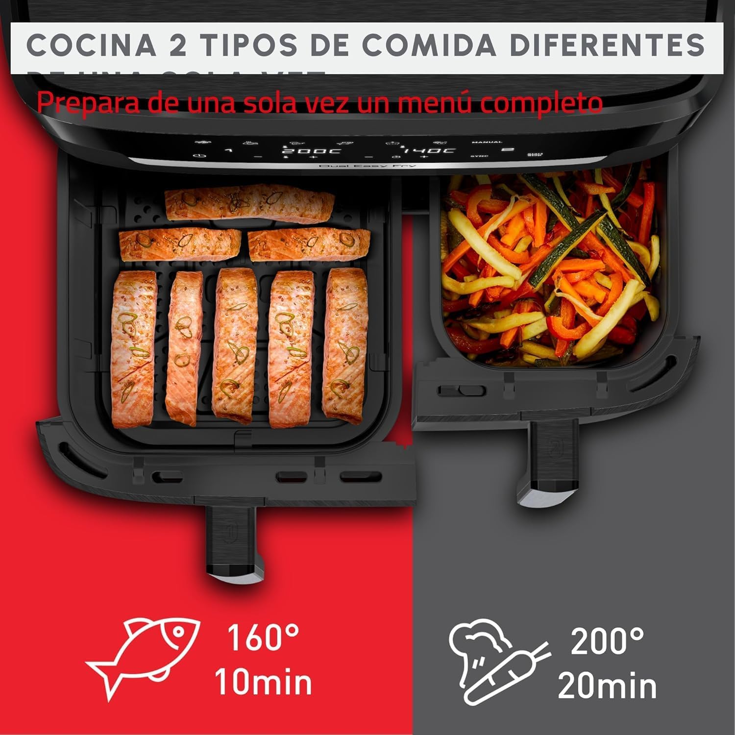 Princess Freidora sin Aceite y Horno de Aire Caliente - resultado final