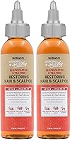 Vista 8 de Dr. Miracle's Aceite restaurador fuerte y saludable con aceite de ricino negro, aceite de árbol de té y mantequilla de mango para 2 veces más