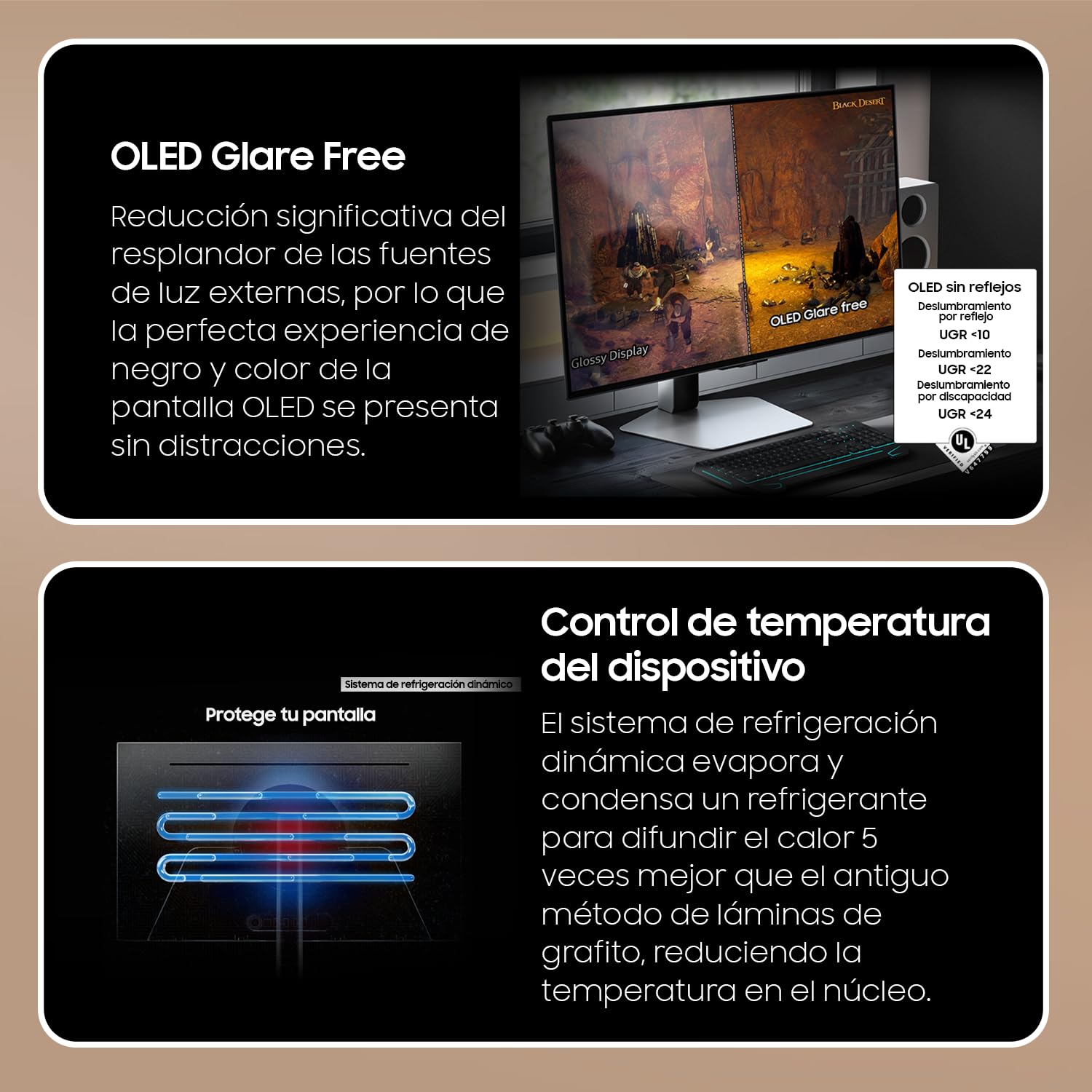 Samsung 2160, 16:9, 240Hz, 0,03ms, FreeSync Premium Pro, Antirreflejos, Modo Eye Saver, Flicker Free, Plateado, Versión 2024