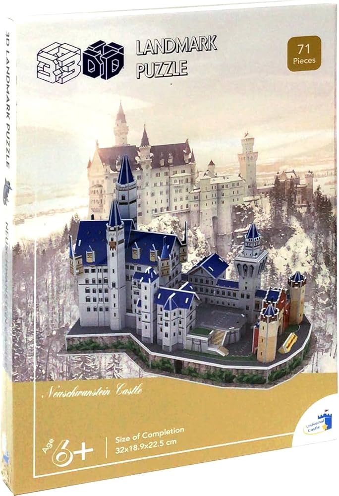 その他 New Castles Amazon.com: Universal Castle 3D Puzzles Large Architecture Fun DIY