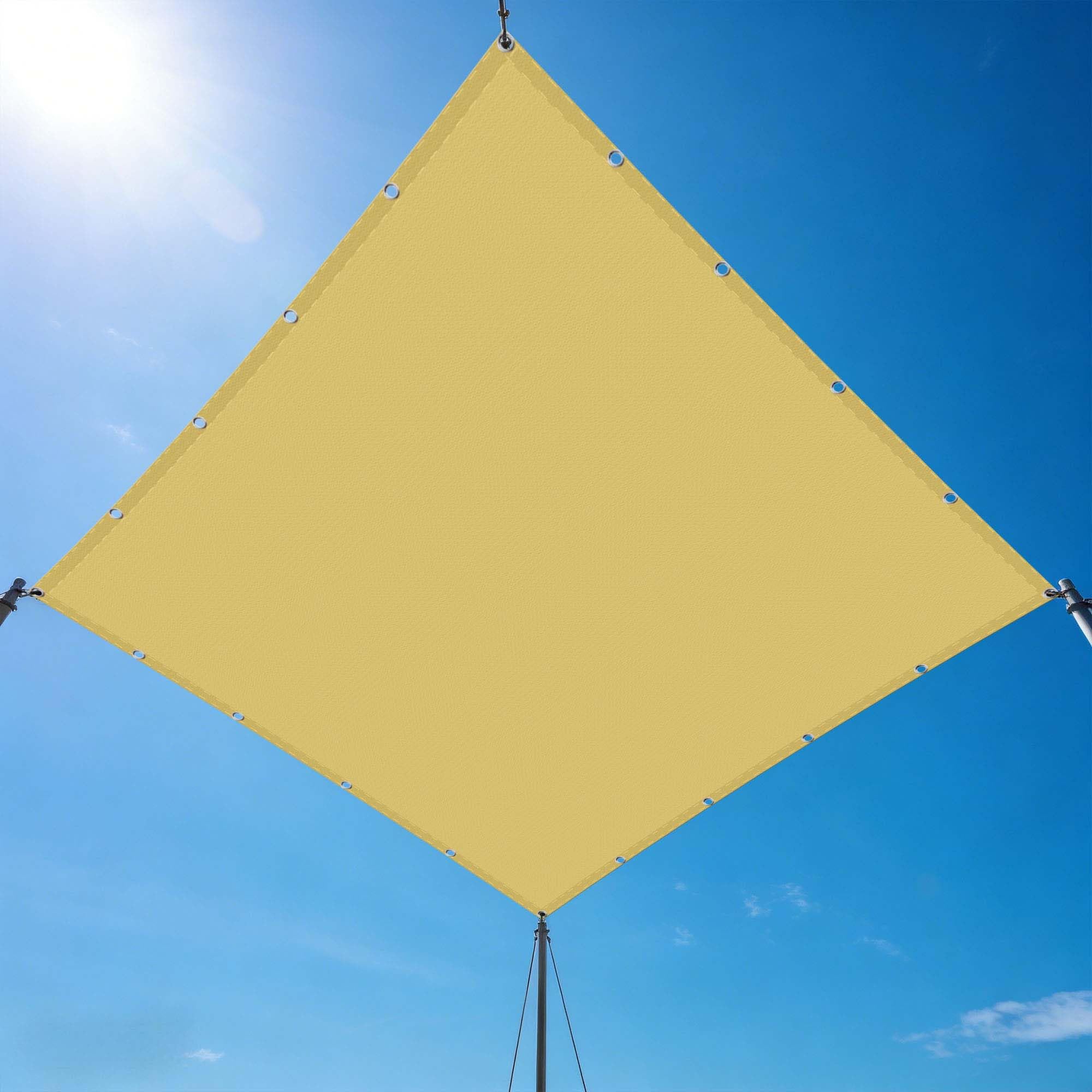 Voile d'ombrage pour bloquer le vis-à-vis du balcon et protéger du soleil