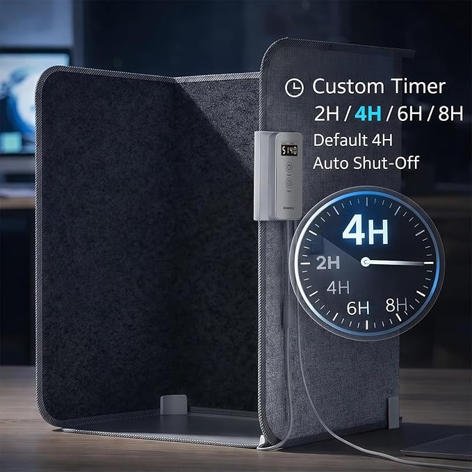 Calefactor Eléctrico Portátil Panel 195W 120V miniatura 9