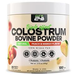 Bovine X3 Colostrum Supplement Powder for Humans 100 Pure Whole Natural Grass Fed Superfood High IgG Plus Probiotic
