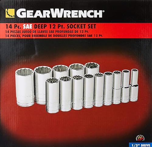 Miniatura 2 de GEARWRENCH Drive juego de tubos SAE estándar de 12 puntos