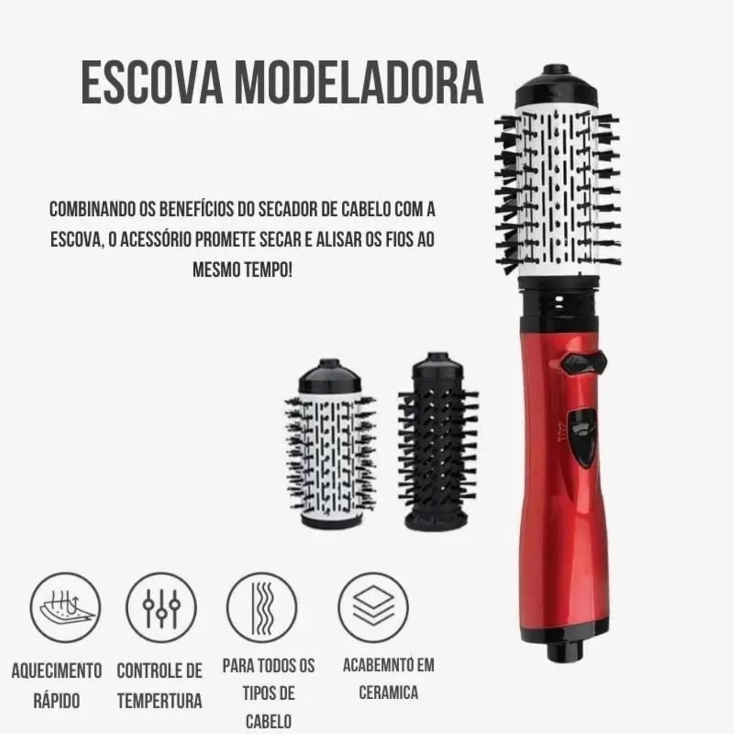Escova Secadora Rotativa 110V: Review Testado por 7 dias para Modelar e Alisar