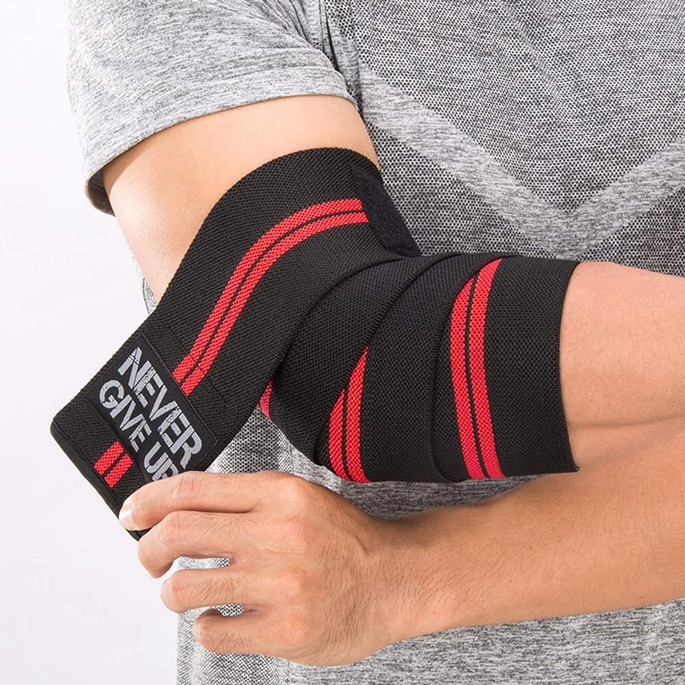 YOUFINE Professional Elastic Elbow Wraps Straps Elbow Support