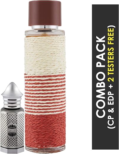 Ajmal Colaba Mukhallat Concentrated Perfume Oil Floral Oriental Alcohol-free Attar 14ml for Unisex and Maryaj Deuce Homme ...