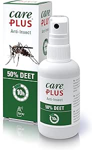 Care TP32933 Plus Erwachsene Anti-Insect Deet Spray, transparent, 200 ml