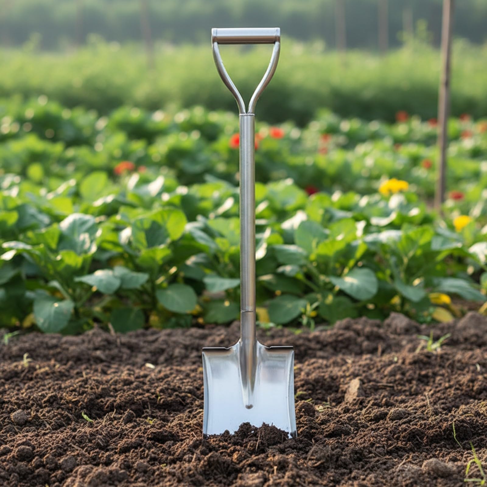 Badile da Giardinaggio Inossidabile | Anticorrosione, Attrezzo, per Orto, Agricoltori, Testa A Punta