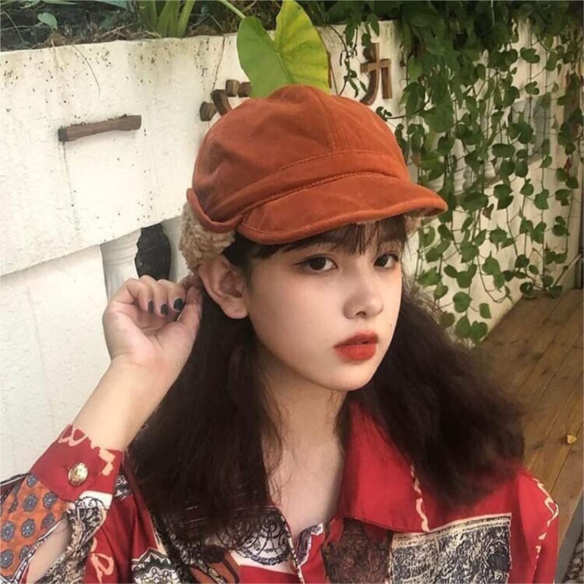 Gorro de Lana de Invierno para Mujer, cálido, para Deportes al Aire Libre, Golf, béisbol, Gorras para Hombre, Orejeras Gruesas (Talla única)