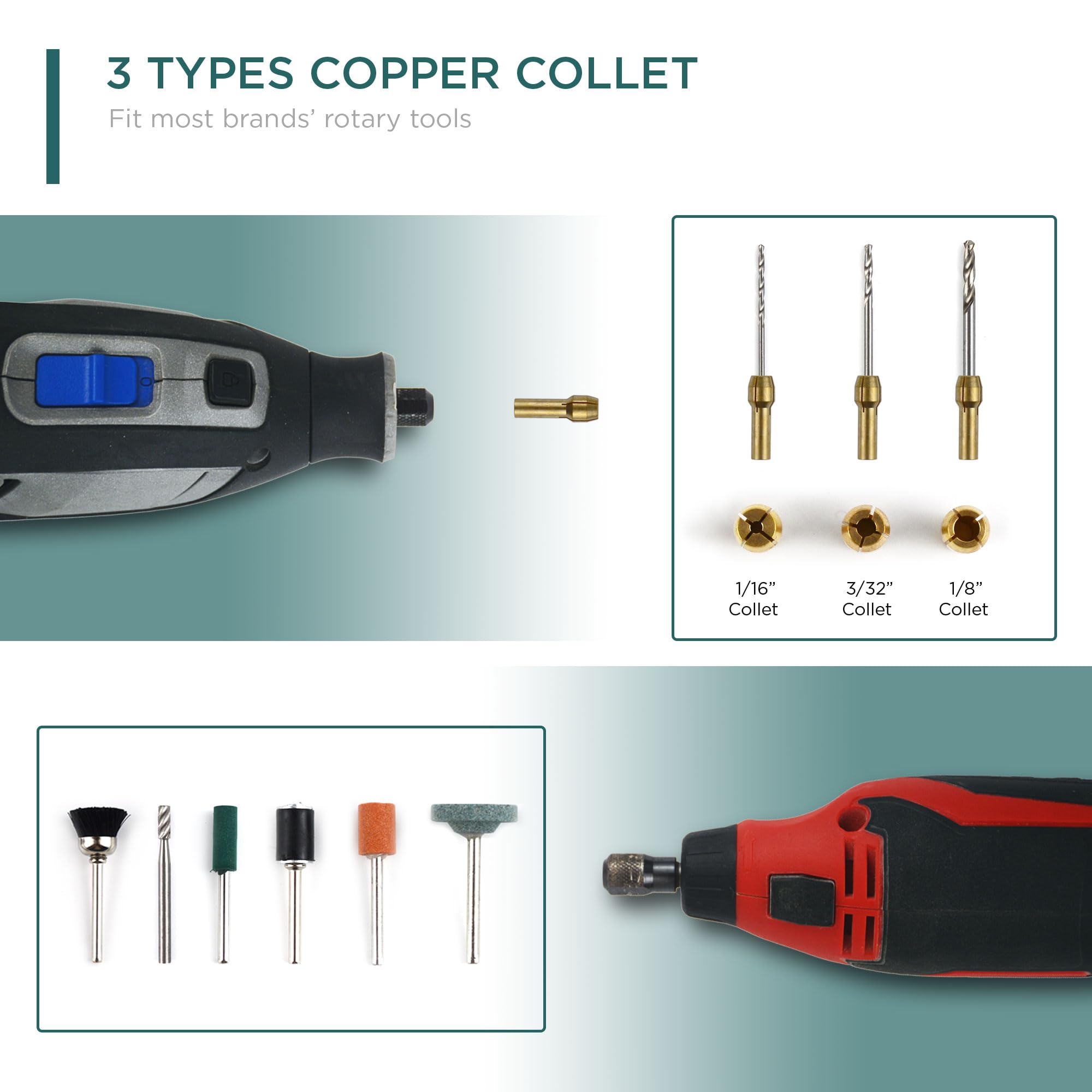 508 accesorios para herramientas rotativas