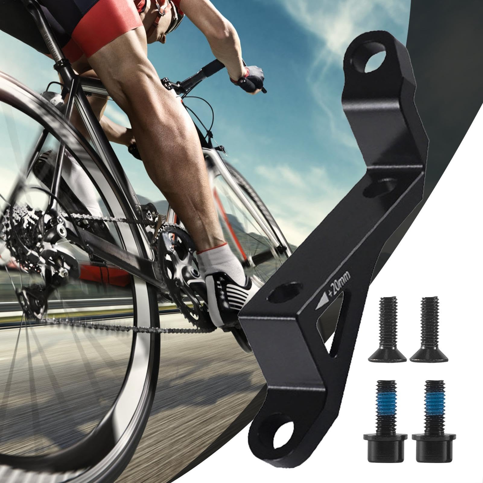 Amazon | ディスクブレーキキャリパーマウントアダプター、ディスク