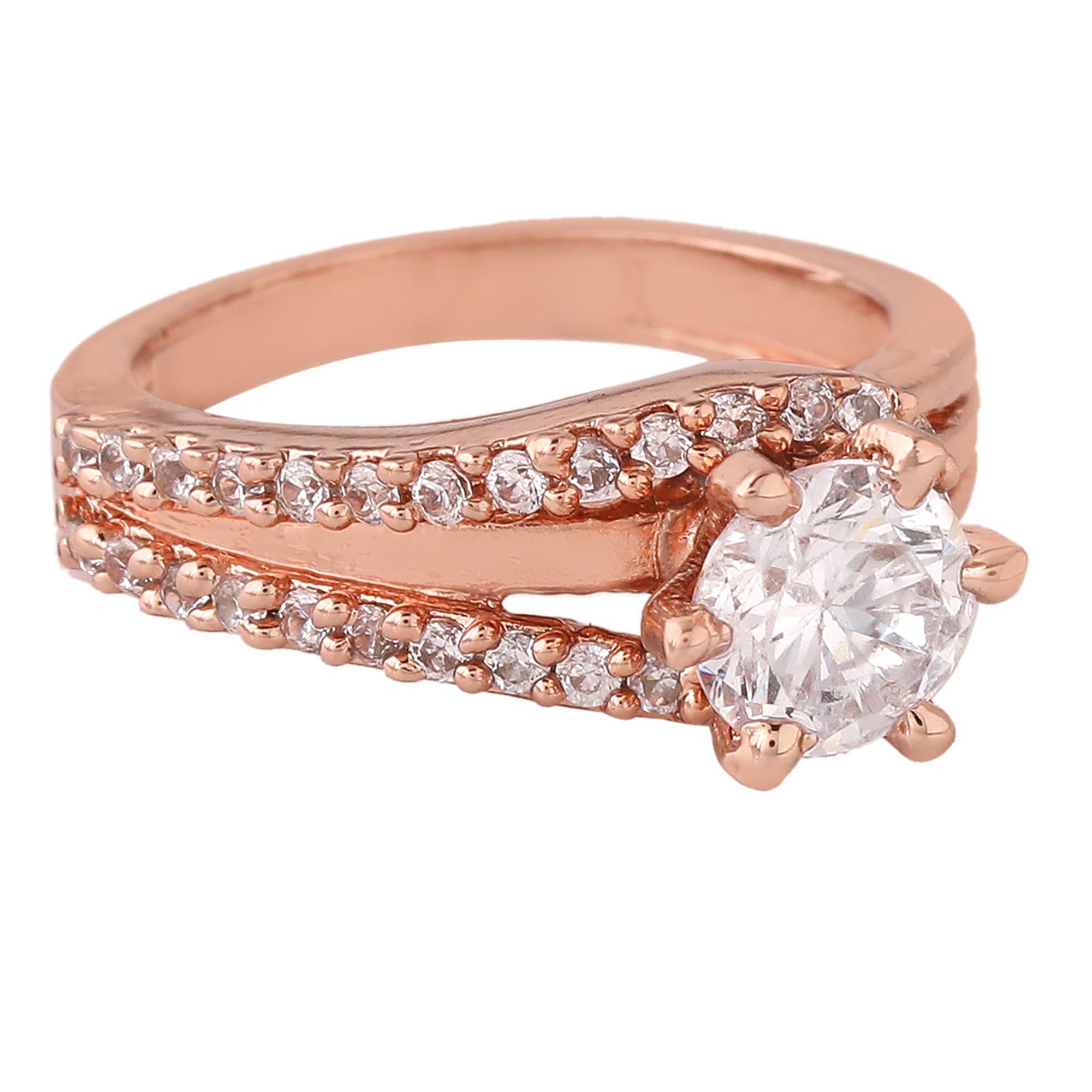 Fancy Solitaire Adjustable Finger Rings