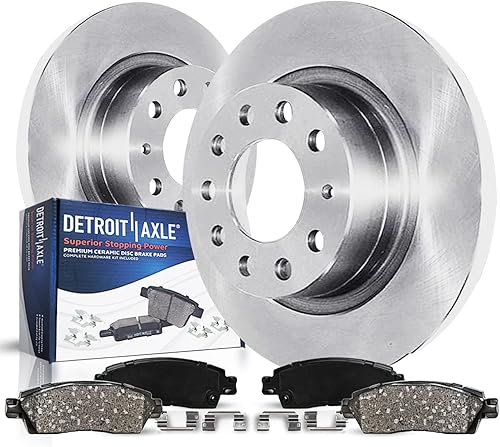 Miniatura 60 de Detroit Axle - Rotores de disco delantero de 10.827 in + pinza de freno lateral del pasajero de repuesto para Toyota RAV4 Prius V Lexus HS250H Scion
