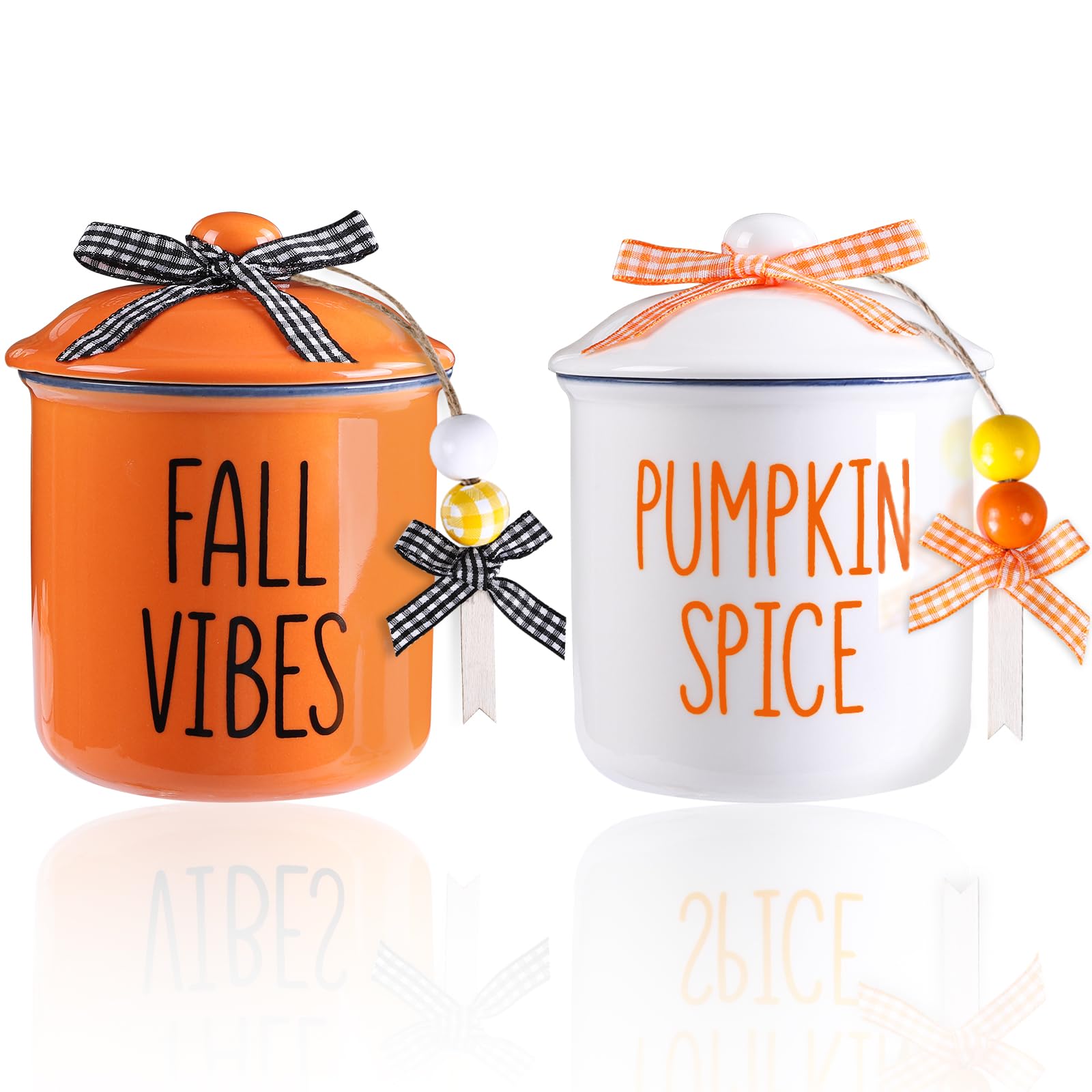 Fall Ceramic Canister Set