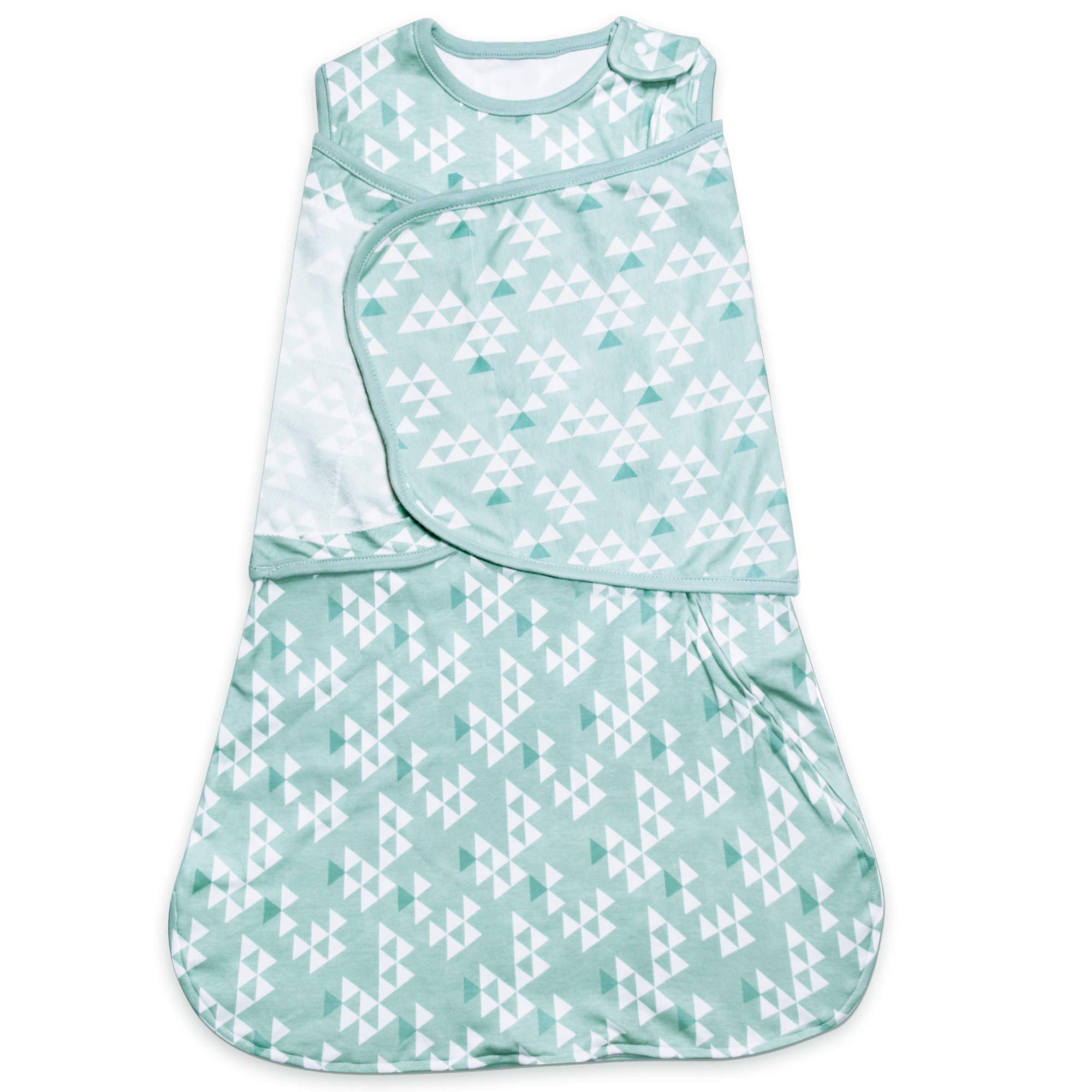 Sleepsack Swaddle,Sleep Sack 6-12 Months,Adjustable Wearable Transition Blanket,Miracle Swaddles for Babies Large,100% Cotton(Green)