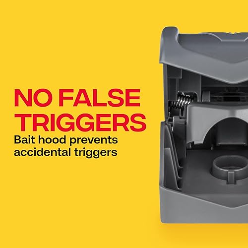 Miniatura 7 de Victor M070B Trampa para Ratones de Configuración Fácil y Segura Power Kill Eliminación Rápida y Limpia de Roedores - 2 Trampas para Ratones