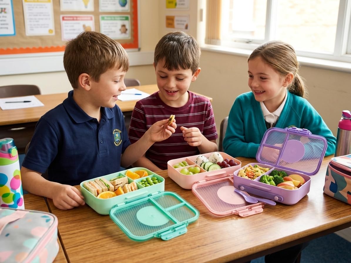 【未開封】LUNCH TIME SPEAK/FLICK 4枚セット Buy Kotak Sales Kids Unique Lunch Box 1000ML 3 Partition with