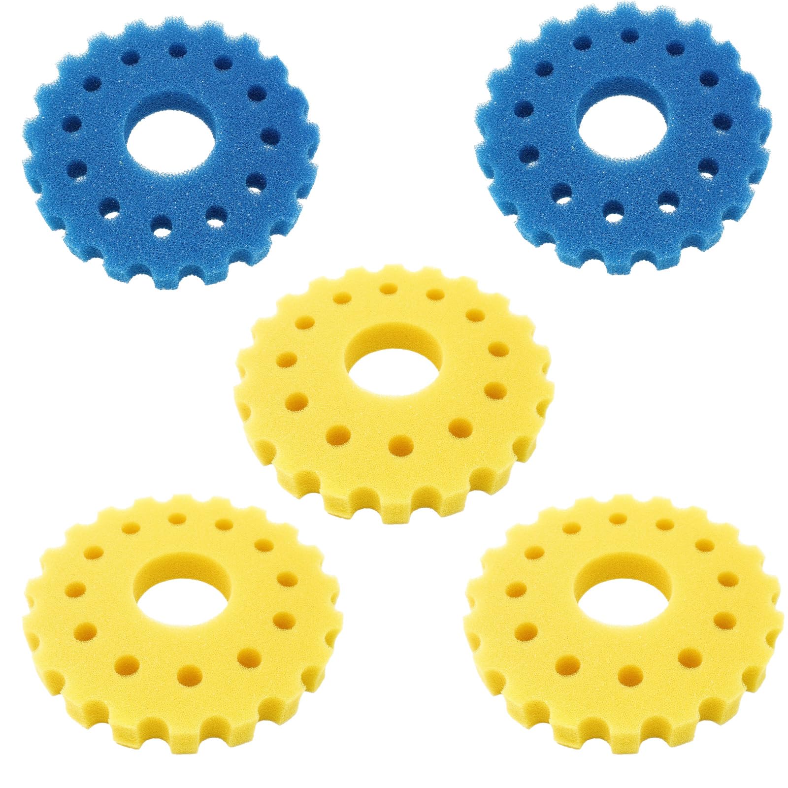 DeWangTradeDD 5 Pcs Pond Filter Sponge CPF/CPA-20000 Sponges Compatible SunSun Pond Filter High efficiency filter sponge Biochemical sponge Easy to replace Pond Filter Foam Filter Media