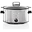 Crockpot Sizzle & Stew Slow Cooker | 3.5 L (3-4 People) | Removable Hob-Safe Bowl Sears Meat & Vegetables | Stainless Steel [