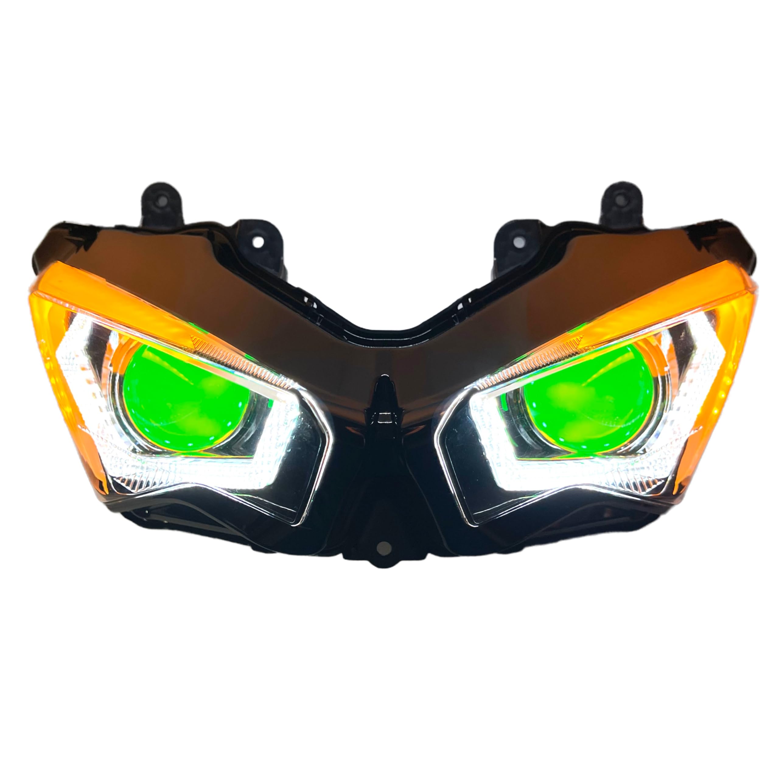 Amazon | JPA LED プロジェクター ヘッドライト グリーン 緑 デイ 