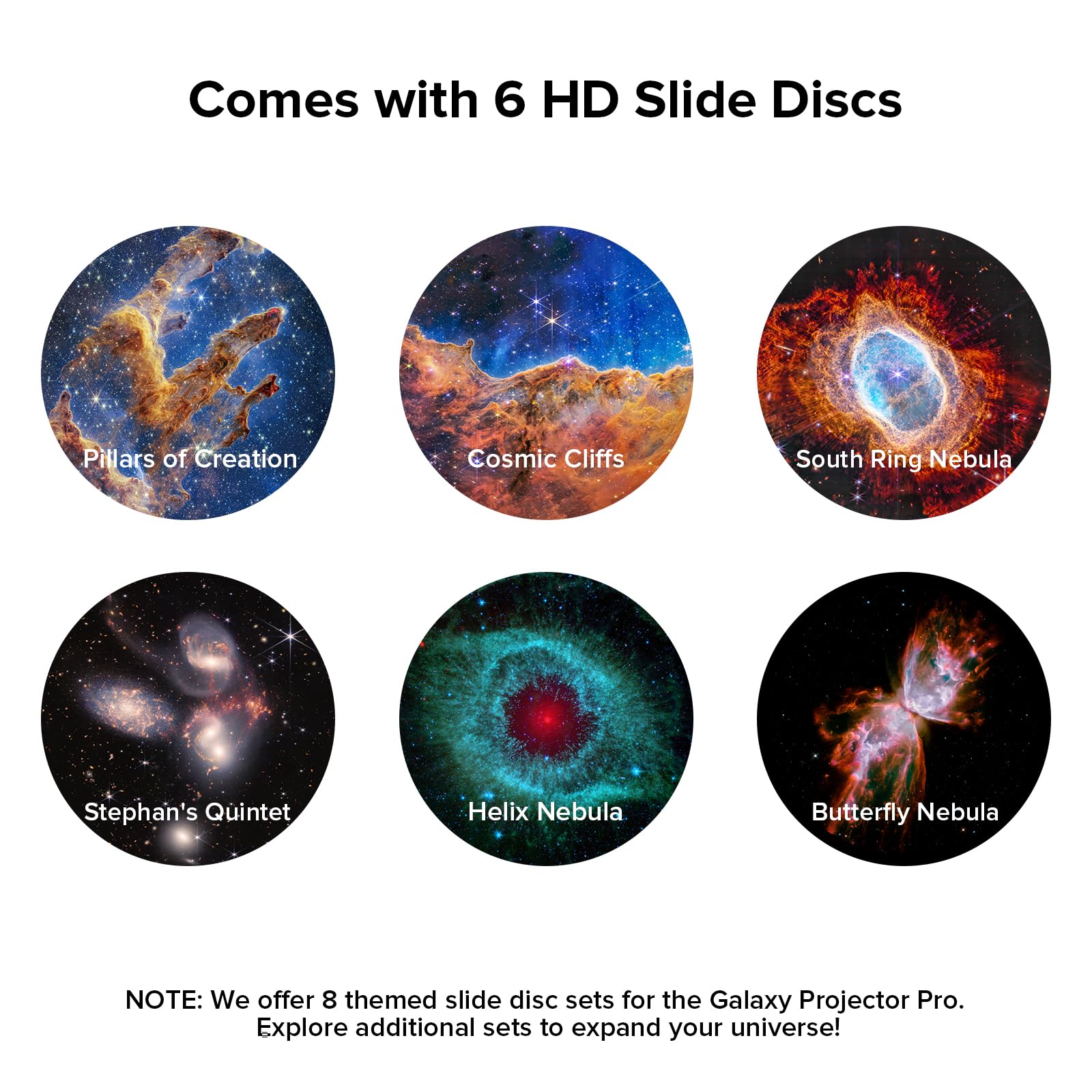 YUNRAY Galaxy Projector Disc – Ultra HD Projector Slide