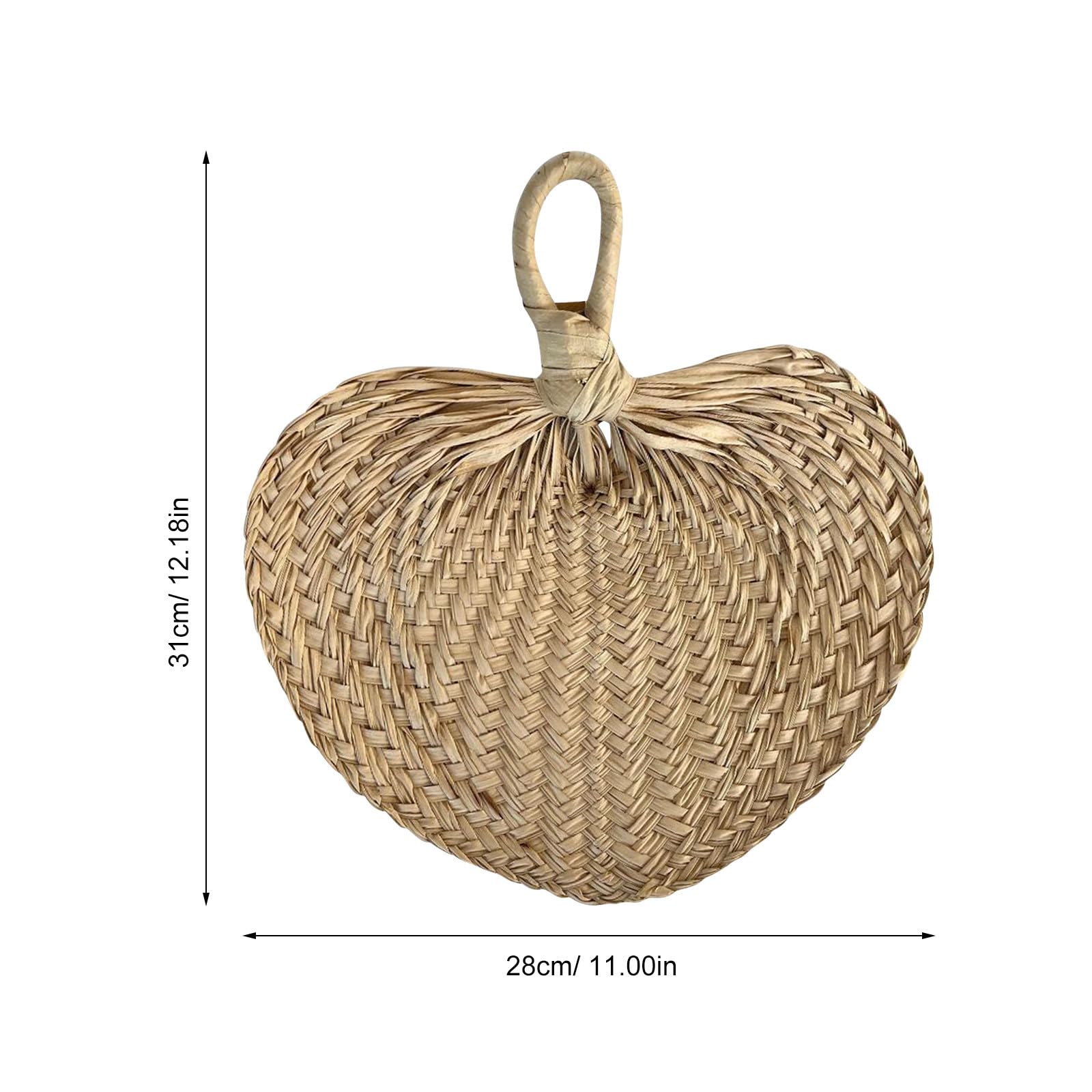 Handgefertigte Palmblatt Fächer 12 Stück aus Bulrush für Hochzeiten | Beige, Handgewebt und Wiederverwendbar, für Braut und Brautjungfern bei Outdoor Zeremonien