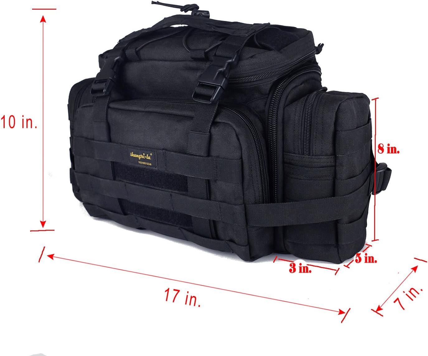 SHANGRI-LA Tactical Range Bag Outdoor Sling Backpack Hiking Fanny Waist Pack