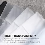 Professional Business Card Book Holder Organizer, 300 Card Capacity Card Binder PU Leather Name Card Credit Cards Booklet
