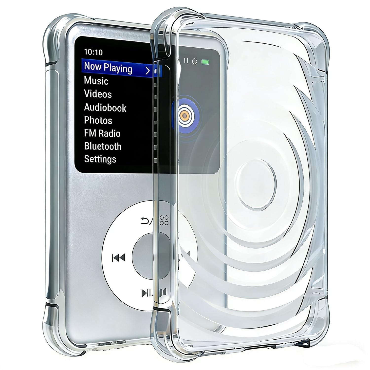 Photo 1 of Fotosuncy for innioasis Y1 Mp3 Player Case, Anti-Slip and Scratch Resistant, Lightweight Flexible Shockproof Protective Cover Clear