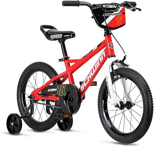 Schwinn Koen & Elm - Bicicleta infantil, ruedas de 12 a 18 pulgadas, ruedas de entrenamiento incluidas, niños y niñas de 2 a 9 años